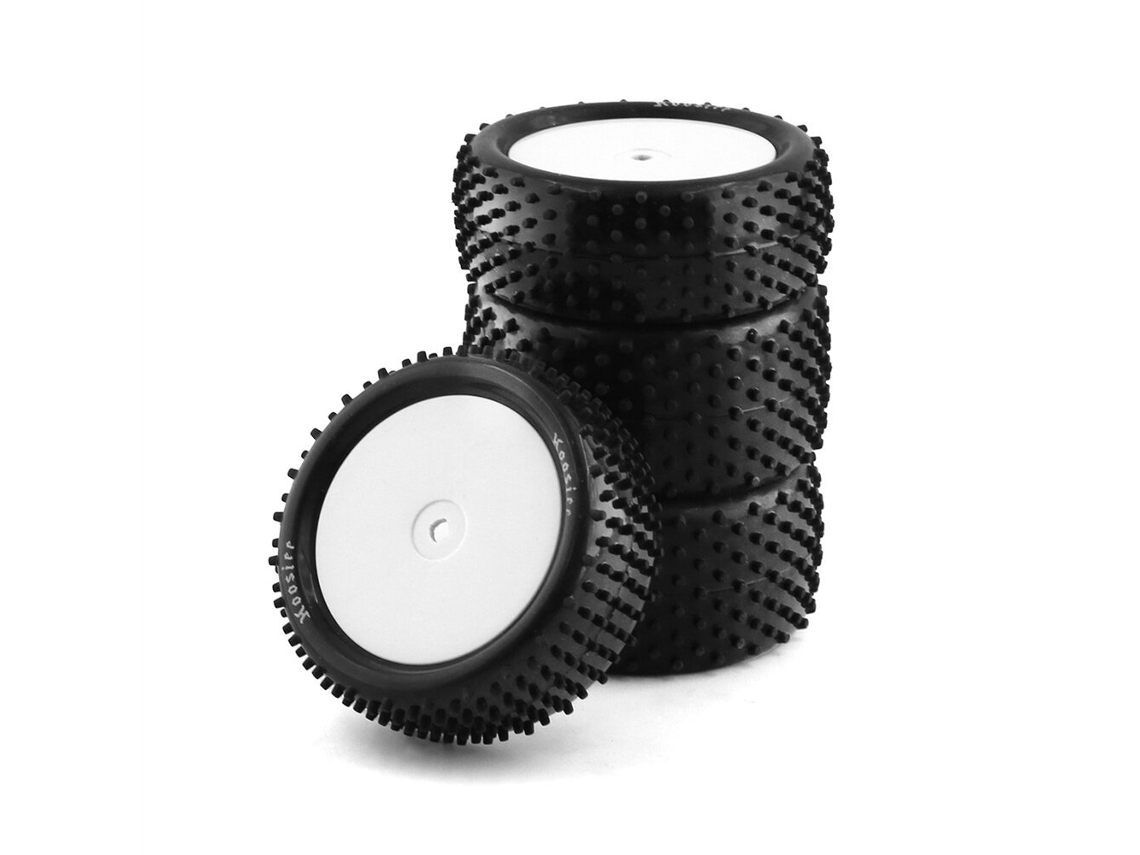 B4pcs Neumáticos Ruedas 12mm Hex Todoterreno Xray Xb2 Srx2 Srx4 Bandit Tekno Eb410 Yokomo Yz4 1/10 Rc
