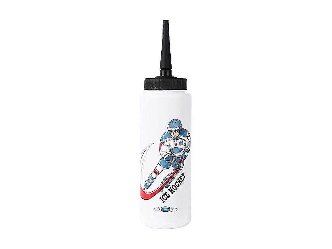 Botella De Agua Para Hockey Sobre Hielo De 1000 Ml, Botella Deportiva Portátil Con Diseño Clásico Rosewell
