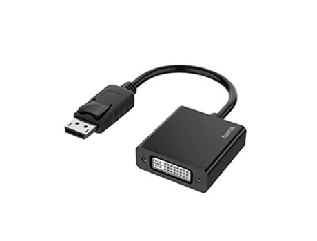 Adaptador de Video HAMA Conector DisplayPort a Puerto DVI Ultra-HD 4K 00200