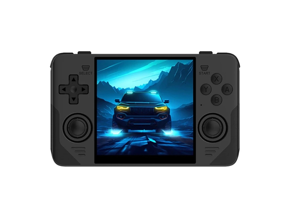 Consola de juegos portátil pequeña con pantalla de 4 pulgadas, carga USB, fabricada en plástico, ideal para regalo de cumpleaños o Navidad. Hengjian
