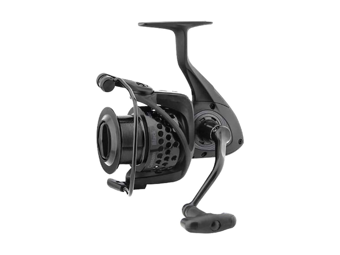 Carretes OKUMA Molinete carpa custom black feeder