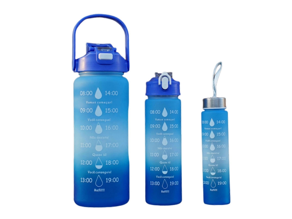 3 botellas de agua deportivas a prueba de fugas Rosewell