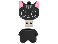 Unidad Flash Usb Con Patrón De Gato Animado, Memoria De Almacenamiento De Datos, Memoria Usb 128gb