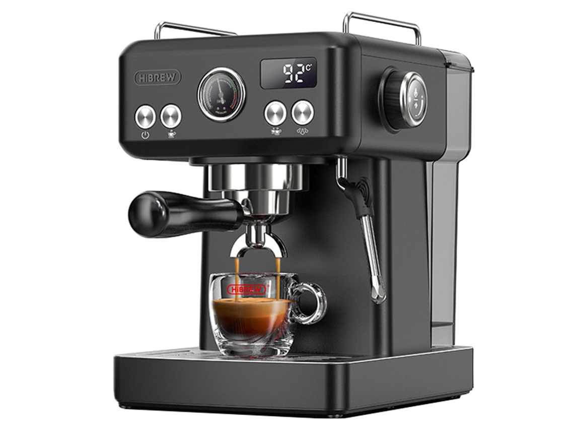 Máquina De Café Espresso Semi Automática Hibrew H10a 19barras De Presión Espumador De Leche Ajuste De Temperatura Jarra De 350ml
