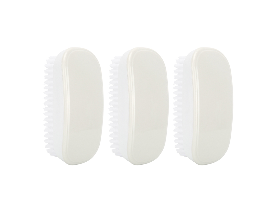 Cepillo Multifuncional Portátil Para Limpiar Zapatos Y Ropa - Blanco - Hogar Y Hotel