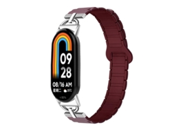 Pulsera para Xiaomi Smart Band 10/9/8 - Silicona magnética - Tres esferas en forma de D