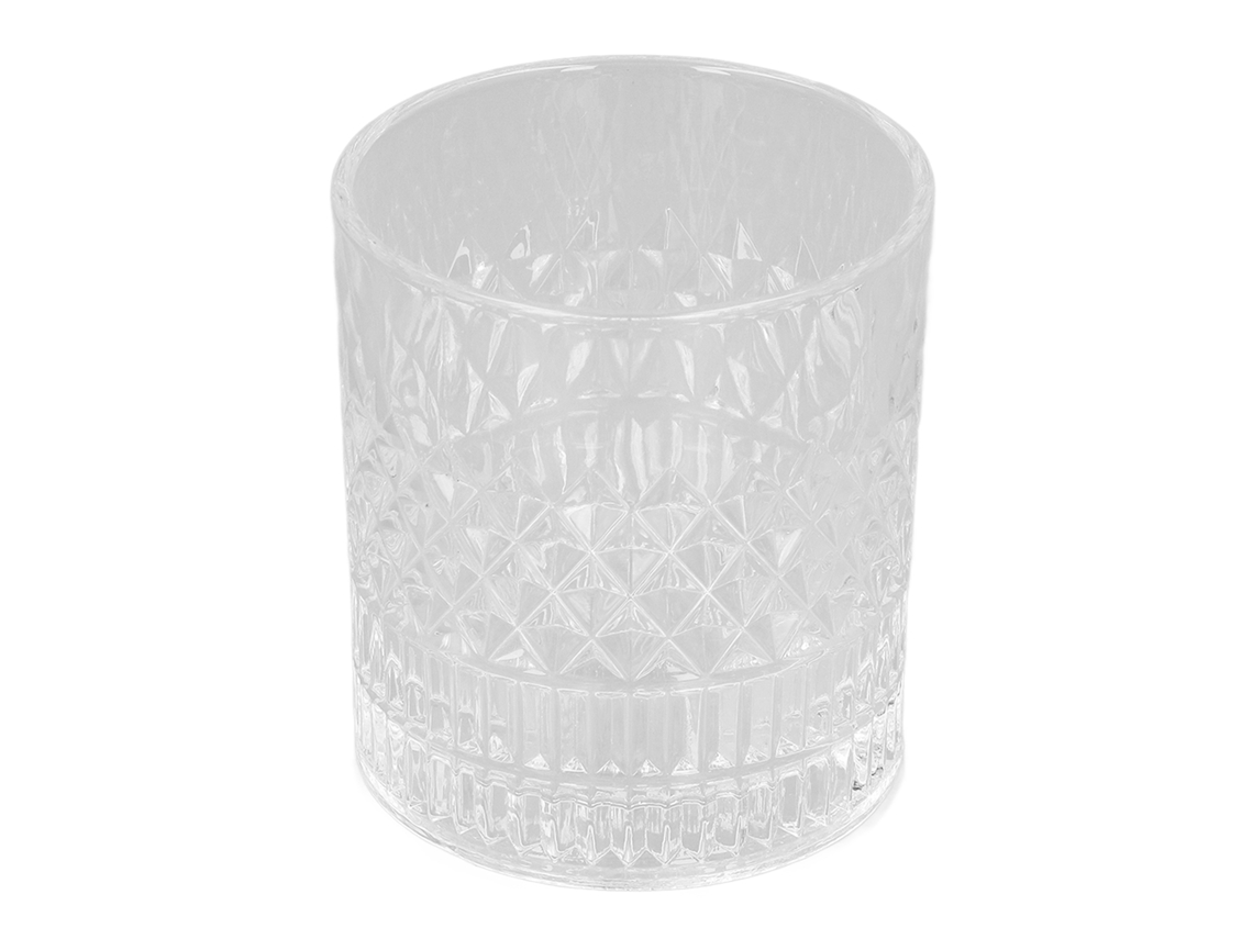 Vaso de whisky de 300 ml, duradero, de calidad alimentaria, con diseño grabado, ampliamente utilizado para whisky bourbon, café y té. MEOIRUERY
