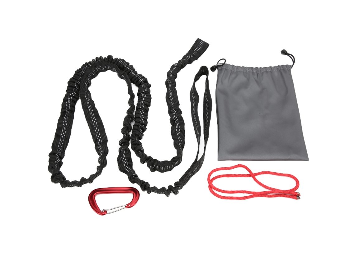 Cuerda De Remolque Durable Flexible Con Hebilla De Alpinismo Diseño Accesorios De Camión Para Ciclismo Al Aire Libre Negro