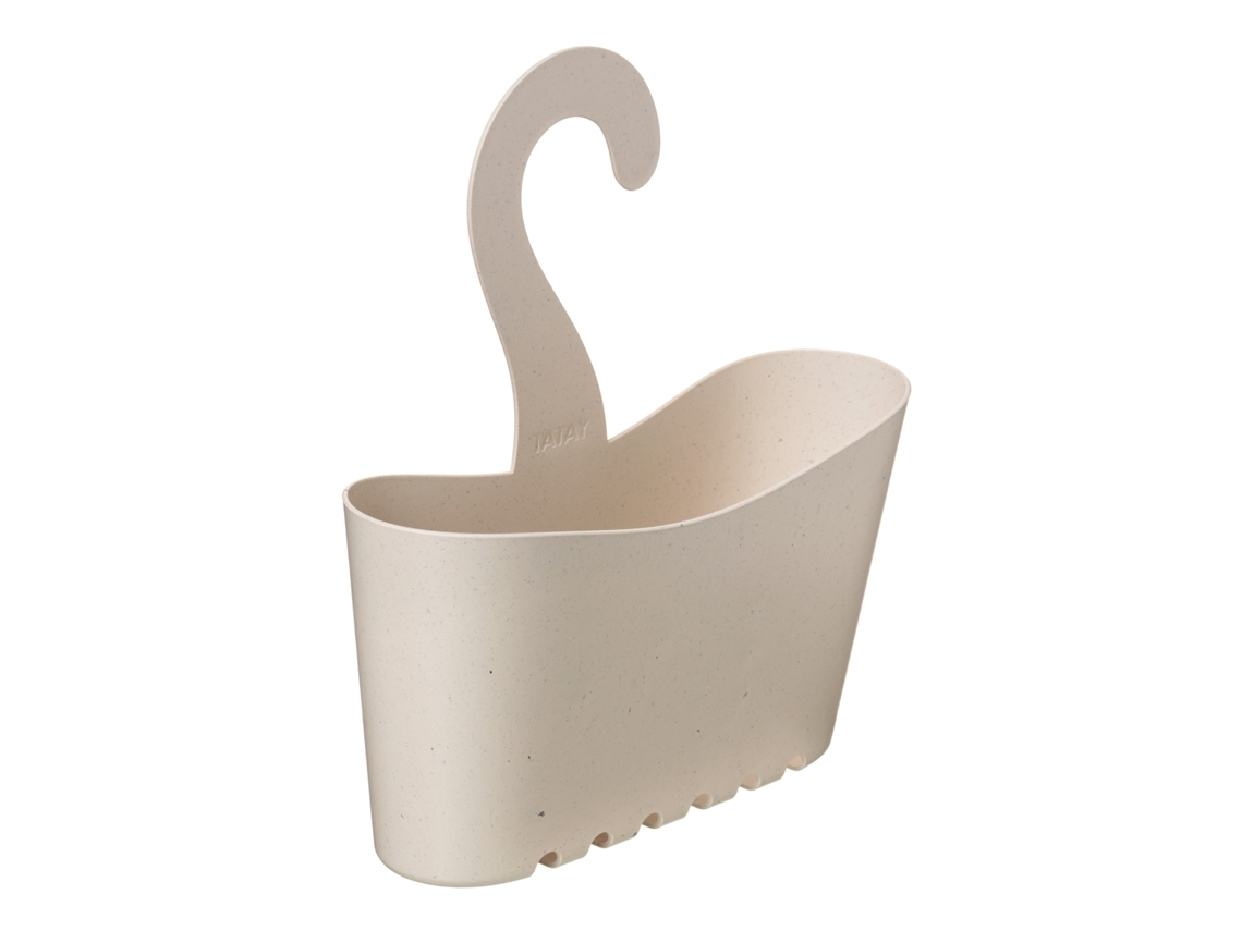 Colgador Ducha Tatay Ecohome Multifuncional Polipropileno Reciclado Sin Taladro 25x9x28 Cm