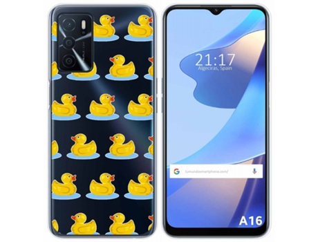 Carcasa Oppo A16 / A16s TUMUNDOSMARTPHONE Dibujos Transparente Multicolor