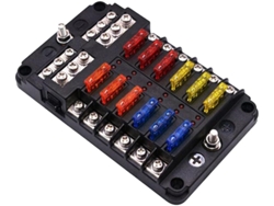 1 Juego De 12 Portafusibles Para Automóviles, 32 V, Con Luz Indicadora Led.