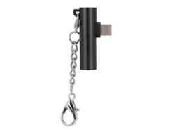Adaptador Llavero 2 En 1 Para Apple Iphone 7/8/x/xs/xr: Carga Y Auriculares