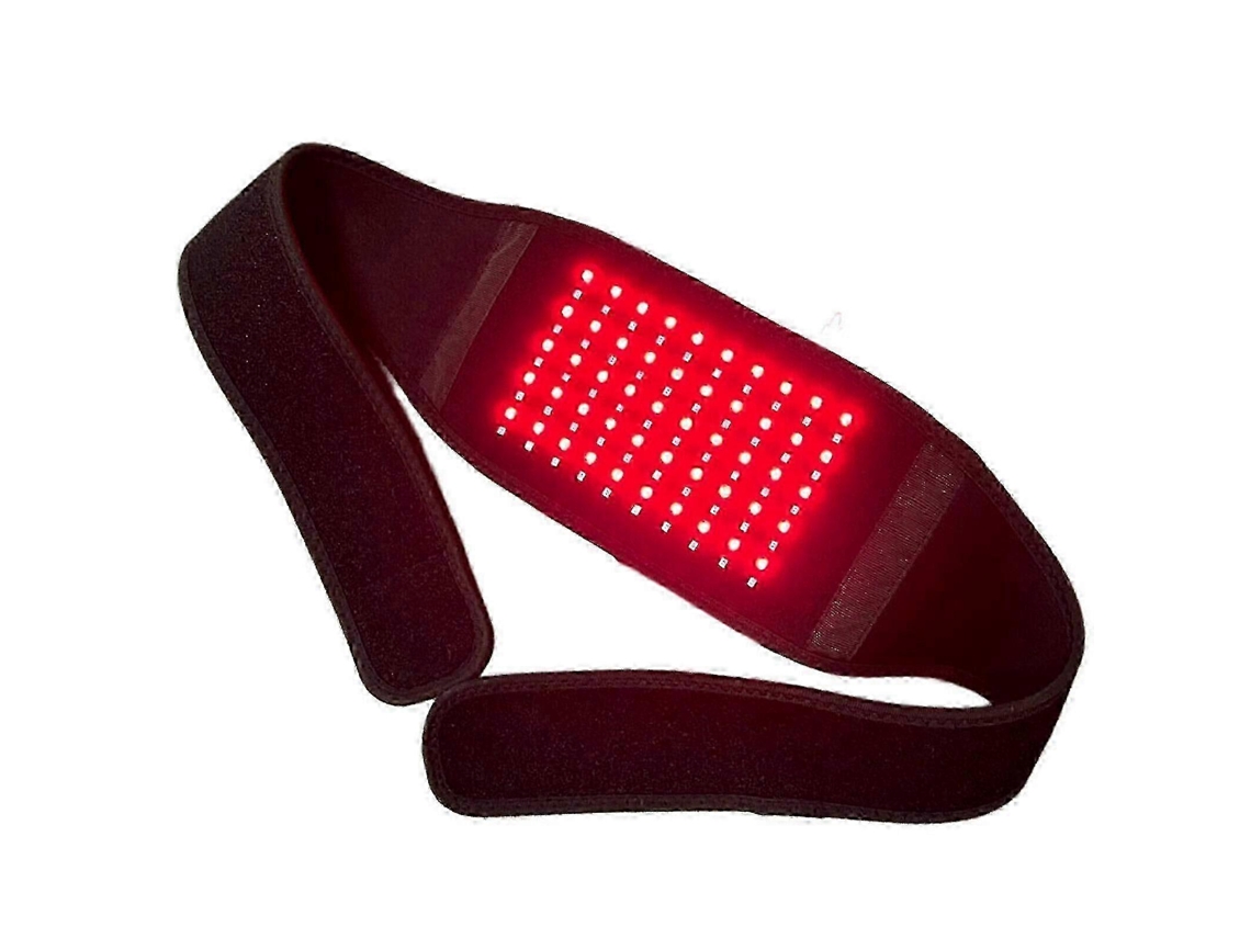 Cinturón de masaje con calefacción LED infrarroja para el alivio del dolor corporal.