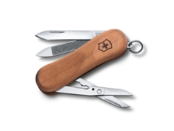 Canivete Suizo VICTORINOX Evowood 81 Colección Delmont Swiss Ejército Delemont Con Mango De Nogal