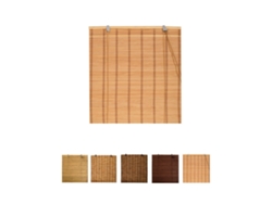Persiana De Bambú Enrollables – Estor Bambú Natural Para Interior Castaño 120x200 Cm