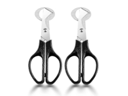 Tijeras para huevos de codorniz Rosewell, de acero inoxidable, para cortar cáscaras, abrehuevos para el hogar, restaurante y cocina (2 unidades)