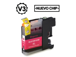 Brother Lc123Xl/Lc121Xl Magenta Cartucho de Tinta GENERICO Reemplaza Lc123M/Lc121M