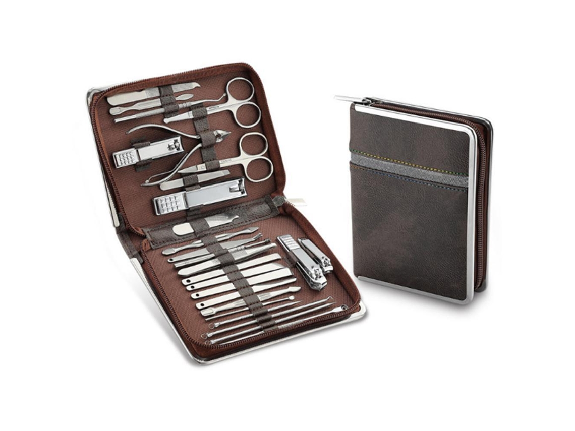 Rebe-conjunto De 26 Tesouras De Unhas Multifuncionais Impermeáveis Portáteis Ferramenta De Manicure Para Casa E Viagem Café