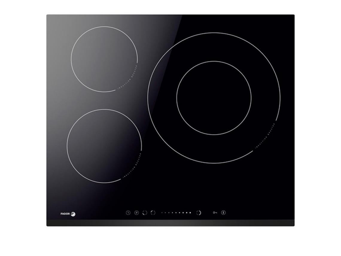 Placa de Inducción FAGOR 3IF-355BS (Eléctrica - 62 cm - Negro)
