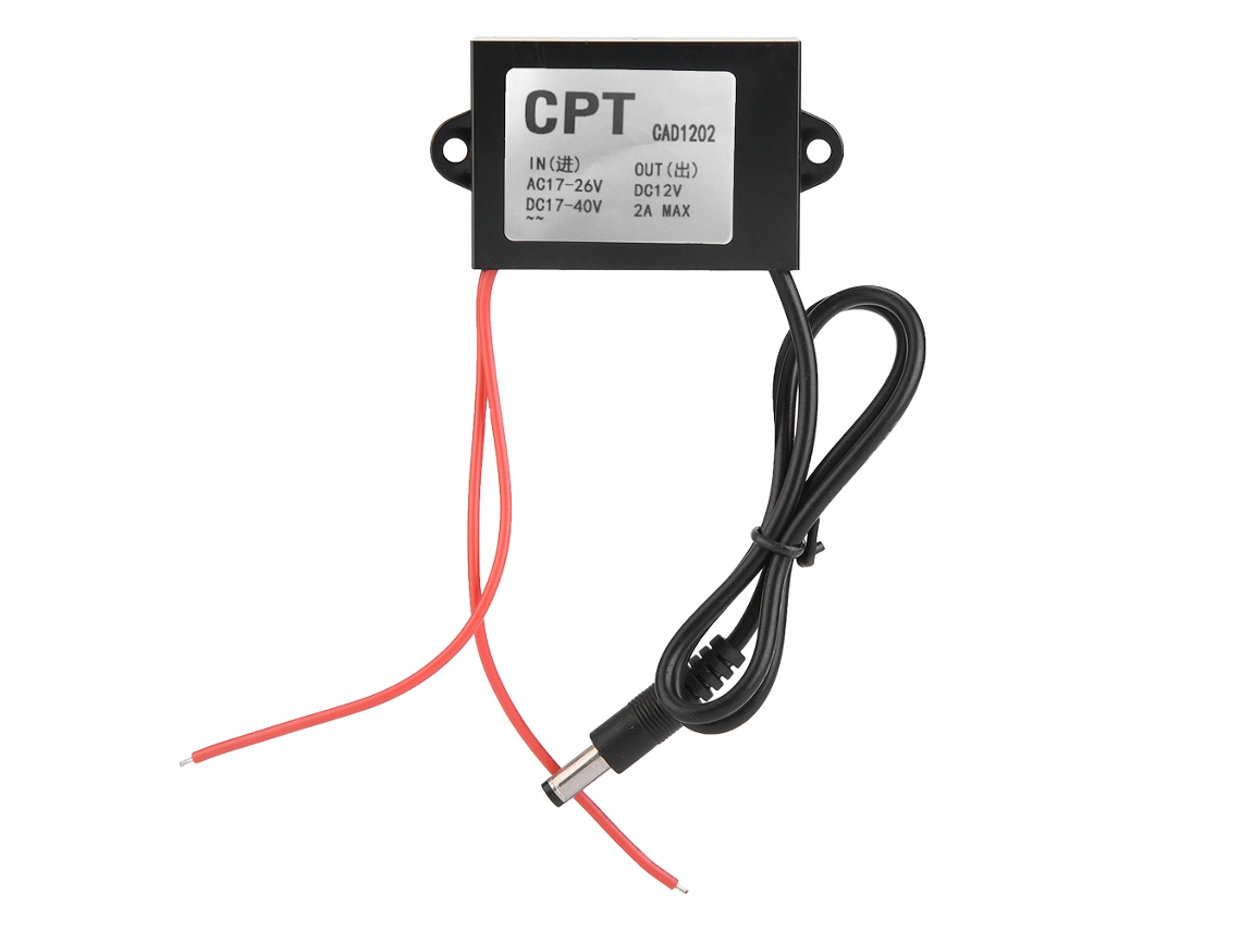 Convertidor Regulador De Alimentación Ac-dc 24v A 12v Para Monitor Fuente De Alimentación 2a