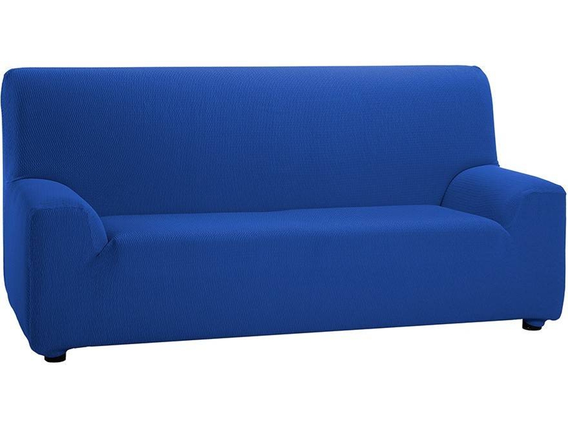 Funda de Sofá TODOPARAMICASA Túnez Azul Electrico (2 Plazas - 190 cm)