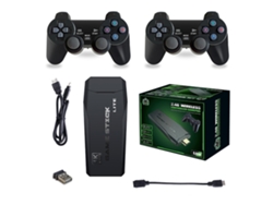 Consola retro M8 con dos joysticks inalámbricos, doble arcade, compatible con HDTV, 20 000 juegos, 128 g. Sfushos