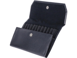 Elegante Estuche De Viaje Con Cierre Para Plumas Estilográficas Resistentes A Los Arañazos.