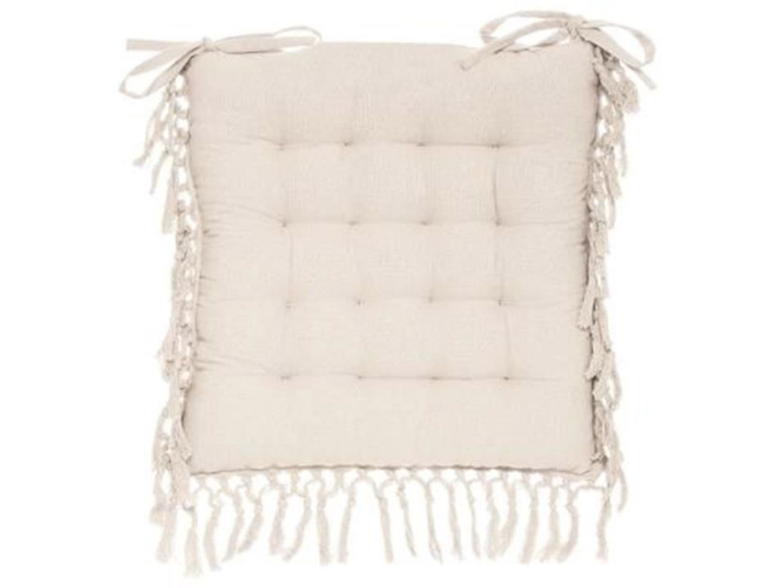 Cojín Silla “Macramé” 40X40Cm Marfil ATMOSPHERA