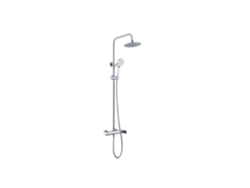 Conjunto Columna de ducha Mice Monomando con barra extensible color Cromo MICE COLLECTION