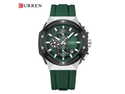 Reloj Deportivo Multifuncional Para Hombre Con Correa De Silicona, Seis Manecillas, Calendario Y Resistente Al Agua.