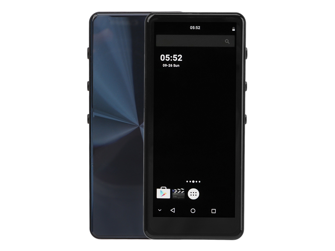 Reproductor MP4 Bluetooth Yizhood M100xs con pantalla táctil de 4 pulgadas y tarjeta TF de 128 GB (negro)