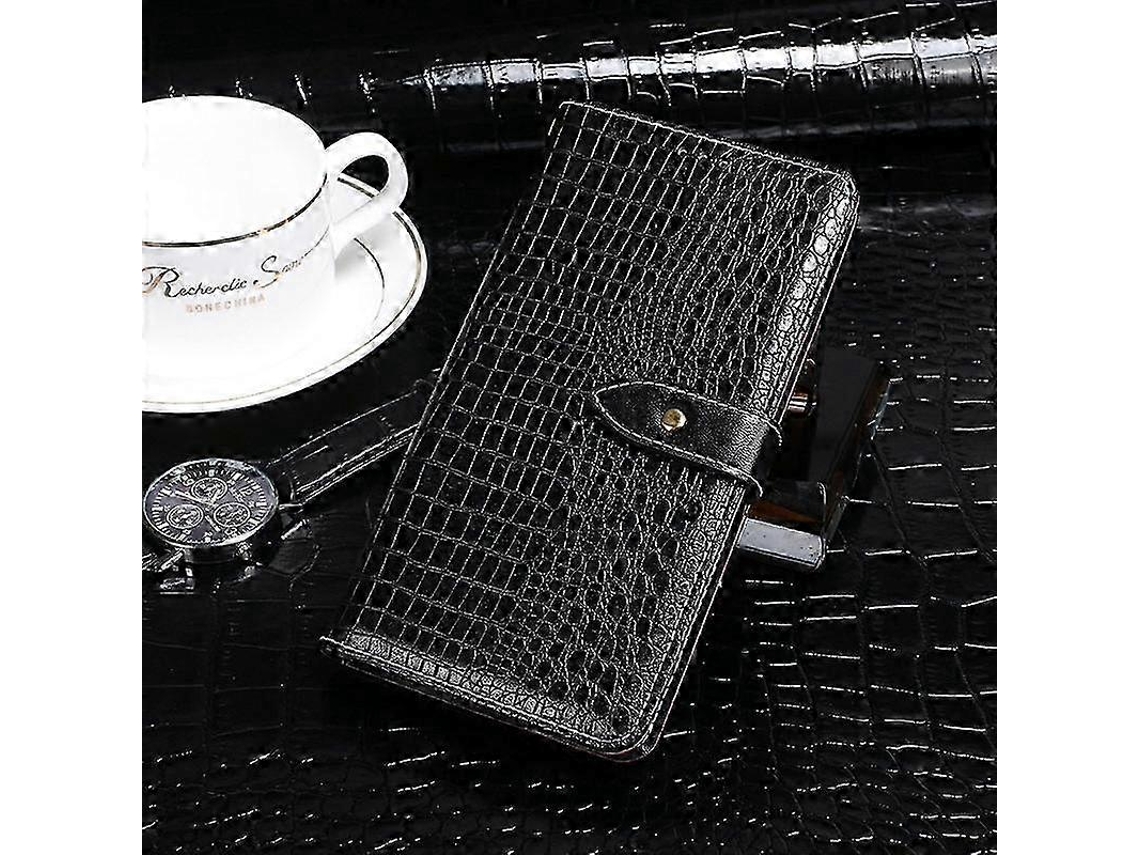 Black2026 For Blackview A90 Idewei Crocodile Texture Horizontal Flip Leather Case With Holder Card Slots Wallet(black)