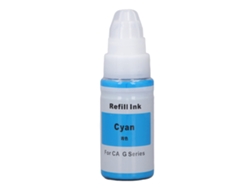 Tinta De Recarga Para Impresora Pixma G1800 G2800 G3800, Cian, Secado Rápido, 70 Ml