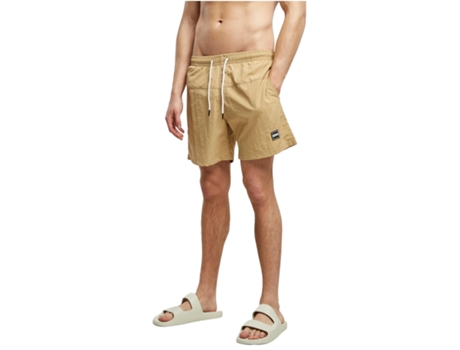 Pantalones Cortos de Baño para Hombre de Playa URBAN CLASSICS (3XL - Beige)
