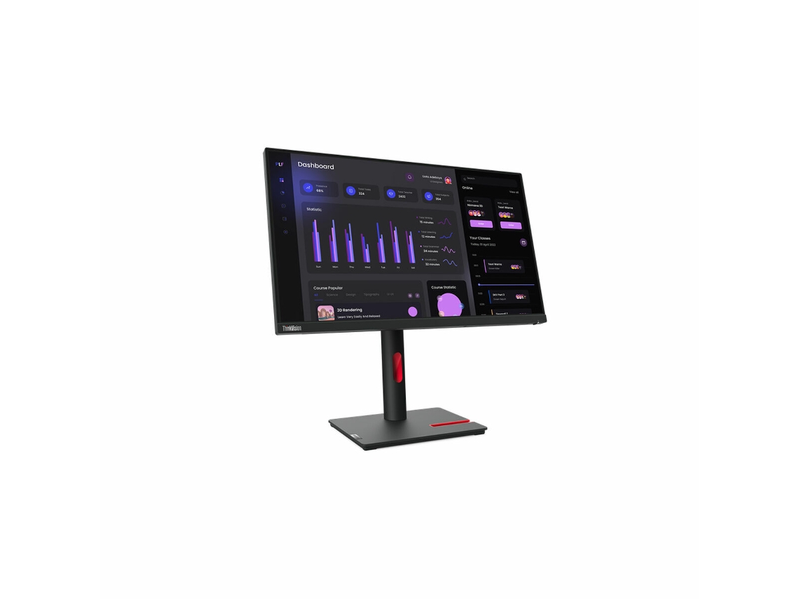 Monitor LENOVO T24i-30 (sRGB - Full HD - Flicker free - 23,8" - Enchufe EU - 6 ms)