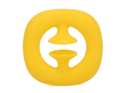 Mali brinquedo de Aperto de Mão Silicone com Ventosa para Aliviar Estresse e Ansiedade Adulto Amarelo