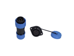 Conector De Aviónica Impermeable Ip68 250v Terminal De Brida De 5 Pines Pa66 Pa6 Pps
