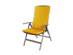 Cojín para silla 1 ud Cojín 110x47x4cm naranja cojín para silla de exterior Cojín de asiento con respaldo alto SETGARDEN