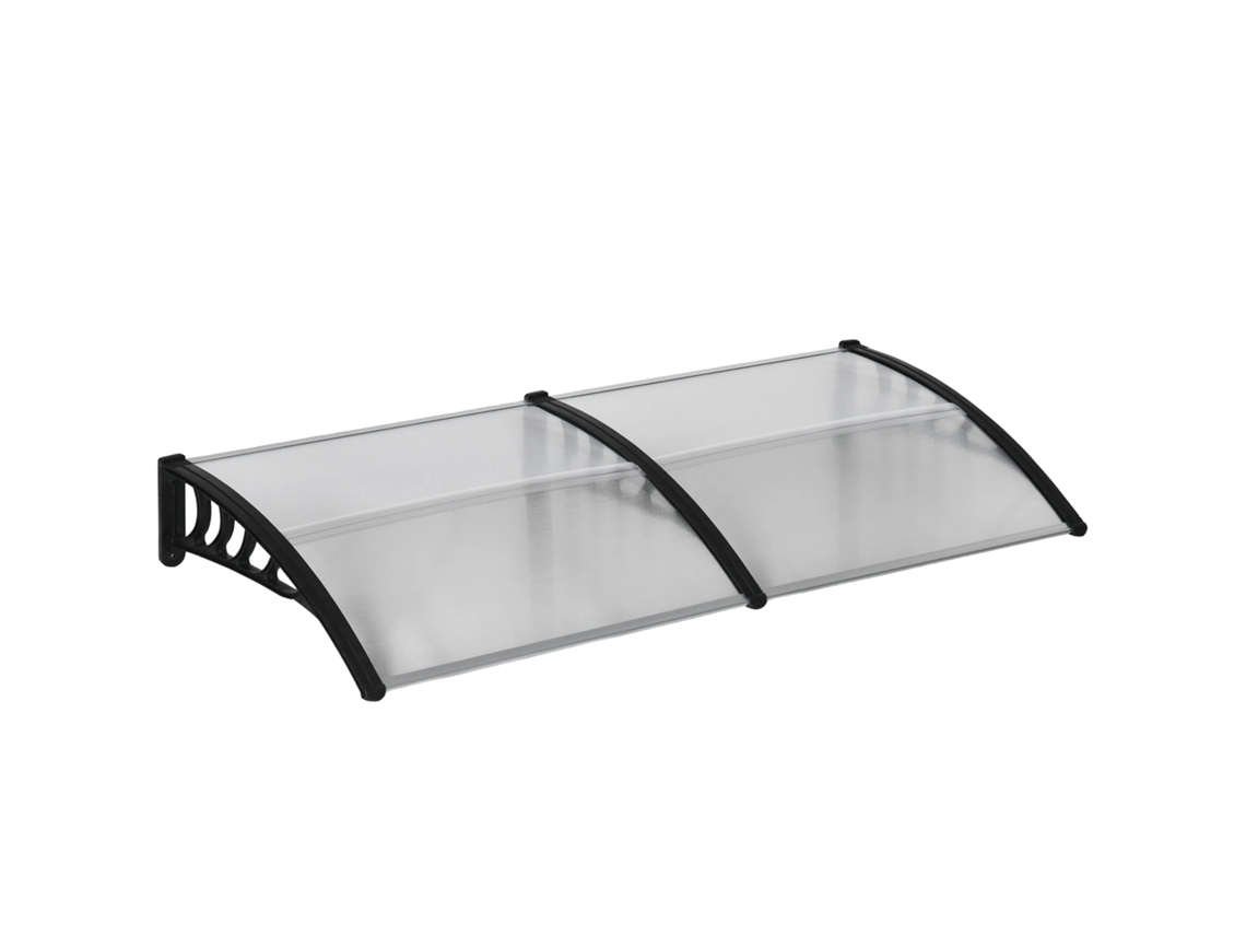 Cubierta protectora para techo, resistente a la intemperie, protección UV, transparente, 200x96x27 cm