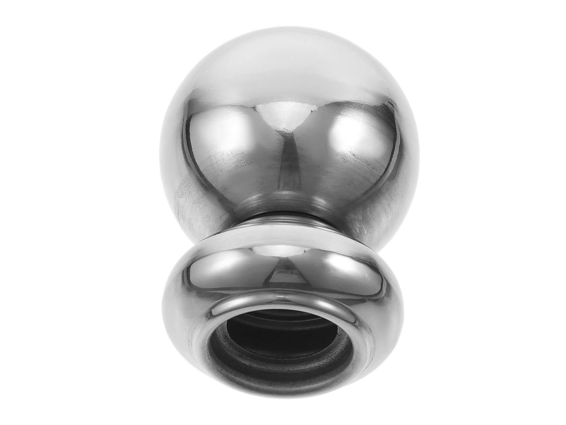 Inoomp Bola De Acero Inoxidable Para Barandilla, Tapa Redonda De 32 Mm Para Postes De Barandillas De Escaleras Y Postes