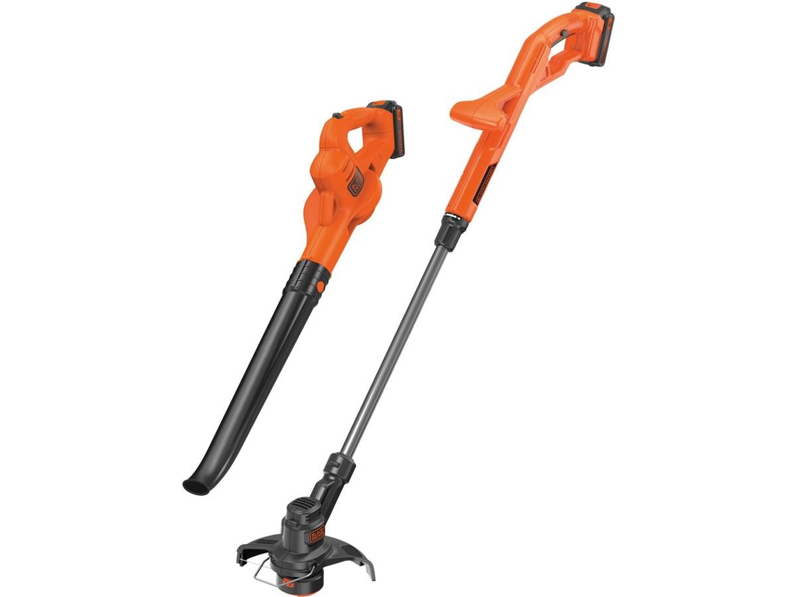 BLACK+DECKER ST1823GWC18-QW - Cortabordes 18V + Soplador 18V