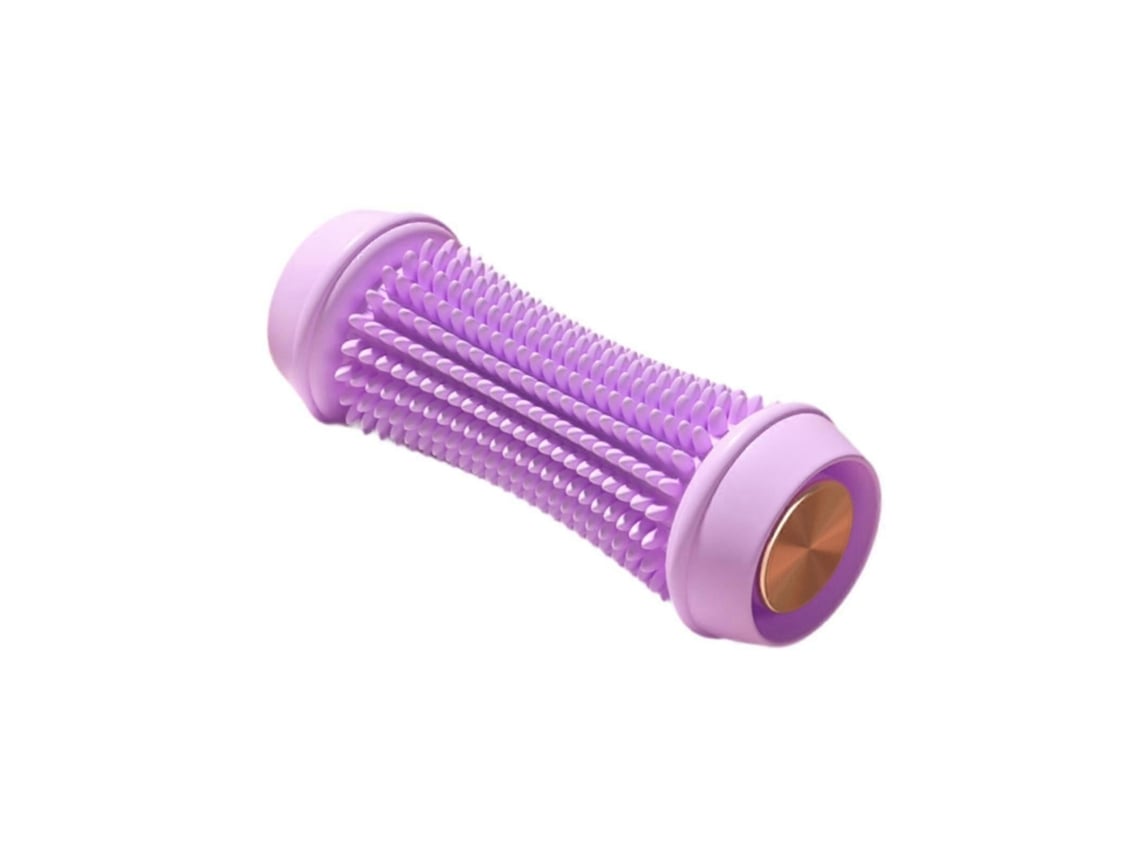 Massageador De Pés Manual Com Rolo, Para Aliviar A Fáscia Muscular E As Solas Dos Pés, Na Cor Roxa.