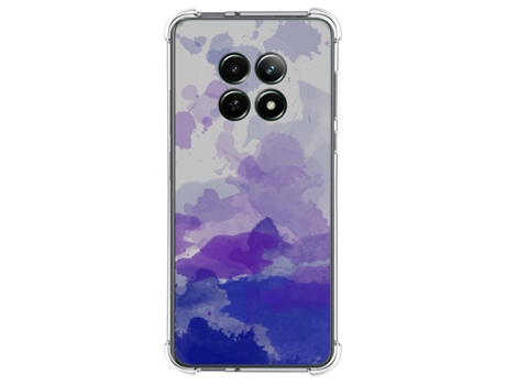 Funda Diseño Acuarela para Realme 12 5G 12X 5G TUMUNDOSMARTPHONE Silicona Multicolor