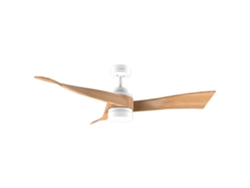 Cecotec Ventilador De Techo Con Luz Energysilence Aero 5280 Lightwood. 40w, Diámetro 52", Motor Dc, Mando A Distancia