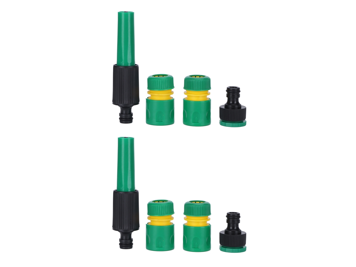 Kit De 8 Conectores De Manguera Abs G1/2 Para Jardín, Riego Y Lavado.
