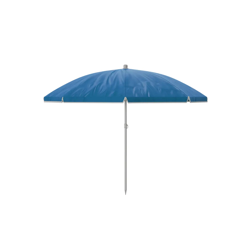 Sombrilla de Aluminio Oxford 200 cm Azul para Jardín y Playa Marbueno Verano