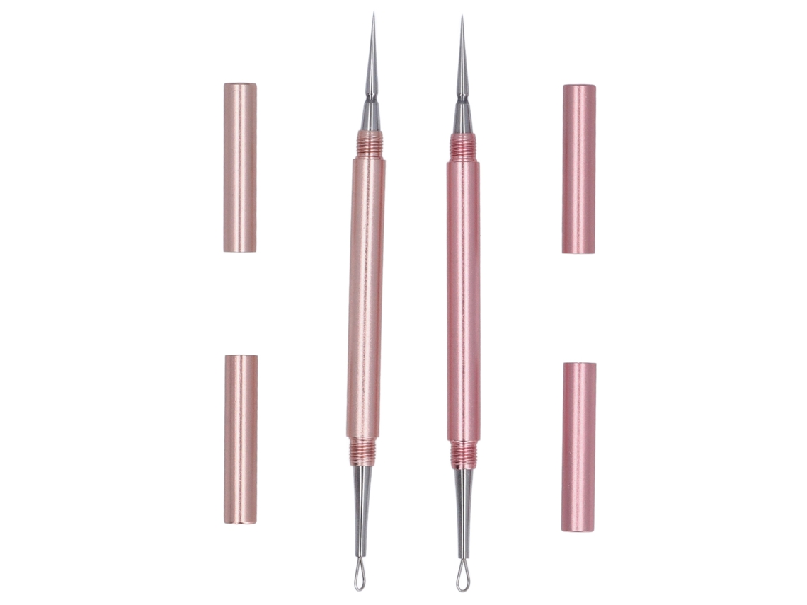Aguja De Acero Inoxidable Para Eliminar Milium Y Espinillas De Doble Extremidad