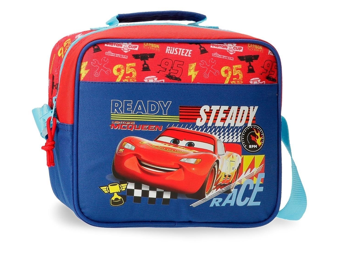 DISNEY Neceser De Viaje Poliéster Lets Race Rojo