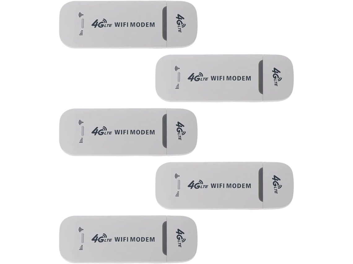 5 Adaptadores De Red Módem Usb 4g Lte Con Tarjeta Sim, Punto De Acceso Wifi Y Router Para Windows Xp, Vista, 7/10 Y 10 4