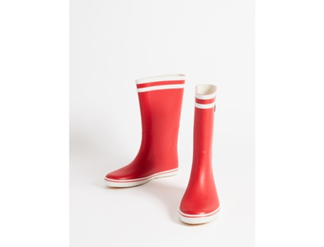 Botas de Mujer AIGLE Lluvia Malouine Rojo (37)